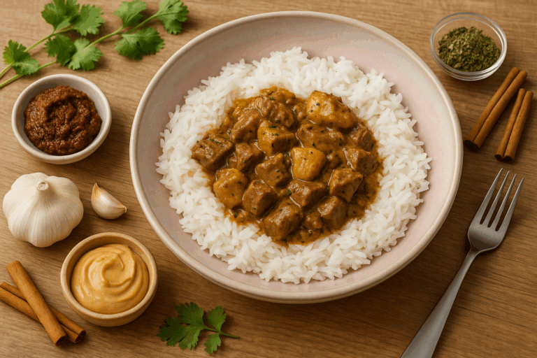 🥘 Gulasch Thai Art – improvisiert und inspiriert vom Massaman-Curry mit Rind