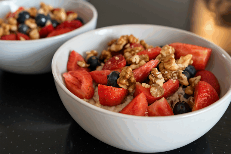 Porridge mit Beeren
